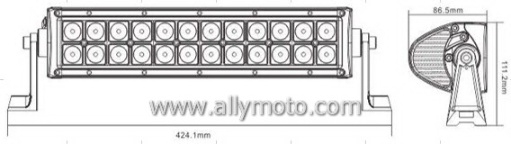 72W LED Light Bar 2014